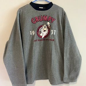 Vintage Disney World Grumpy Dwarf Sweatshirt